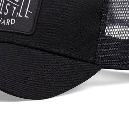 Stay Humble Hustle Hard Trucker Cap - detail view 3