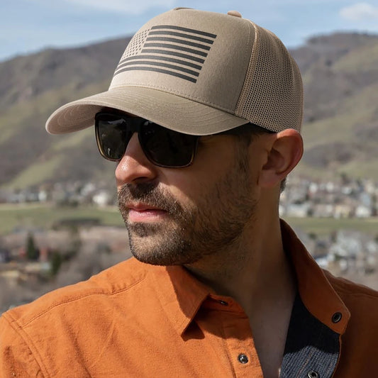 Old Glory Performance Trucker Cap - detail view 1