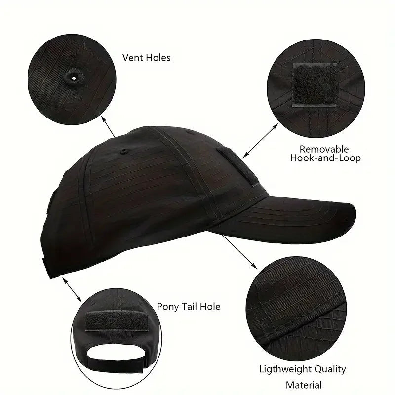 Patriot Velcro Patch Tactical Cap - detail view 1