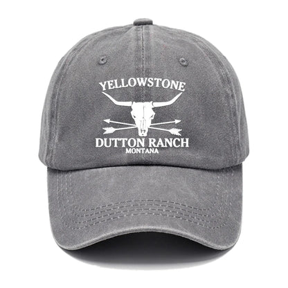 Ranch Longhorn Washed Cotton Cap - detail view 3