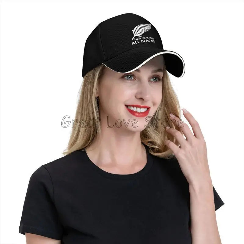 Silver Fern Sandwich Brim Cap - detail view 3