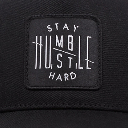 Stay Humble Hustle Hard Trucker Cap - detail view 2