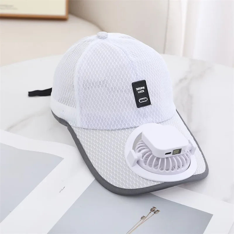 Solar Breeze Fan Cooling Cap - detail view 1