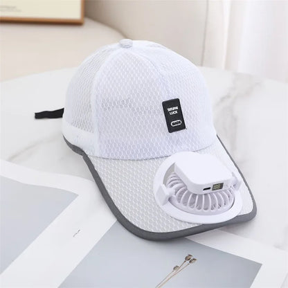 Solar Breeze Fan Cooling Cap - detail view 1