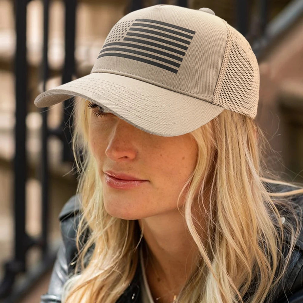 Old Glory Performance Trucker Cap - detail view 2