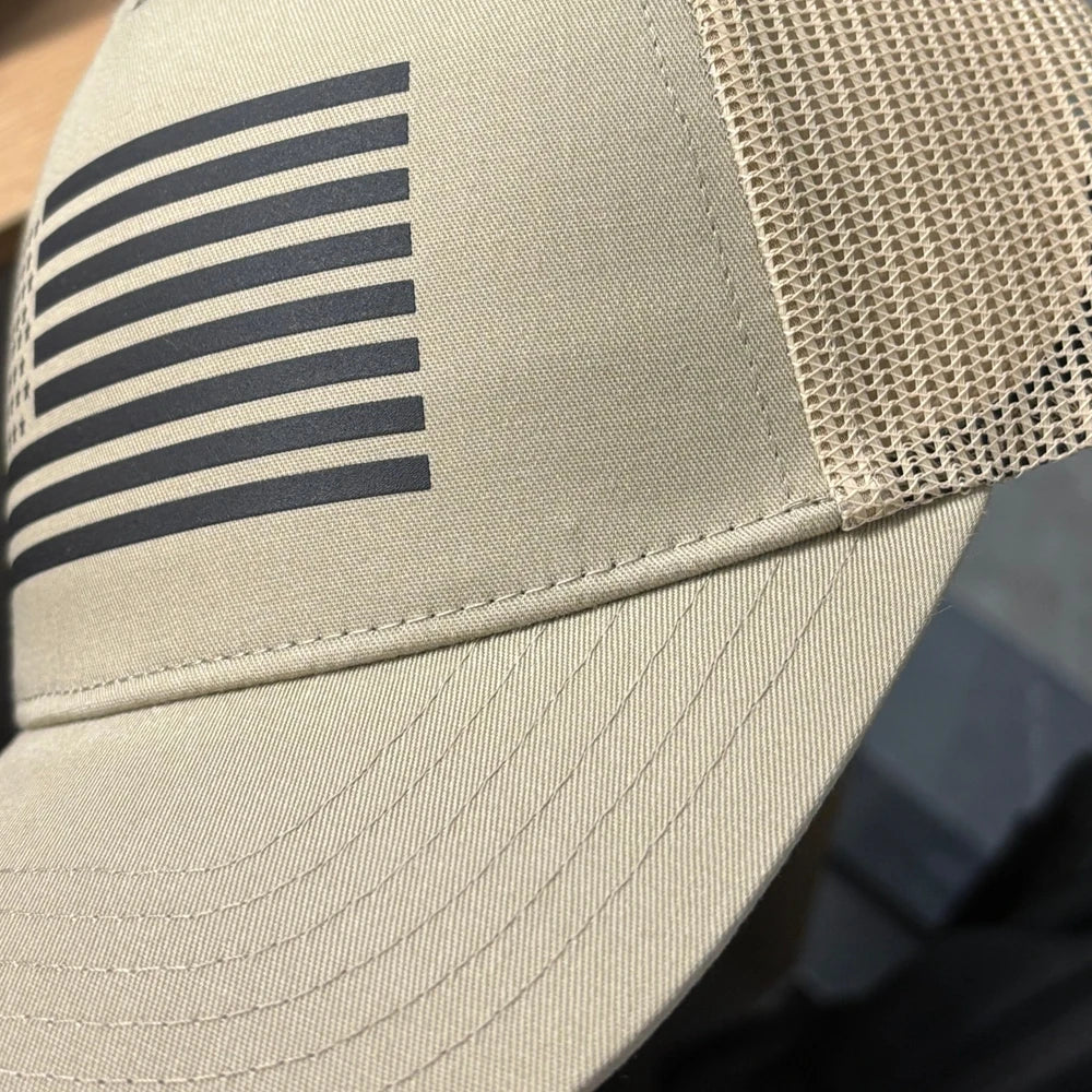 Old Glory Performance Trucker Cap - detail view 4