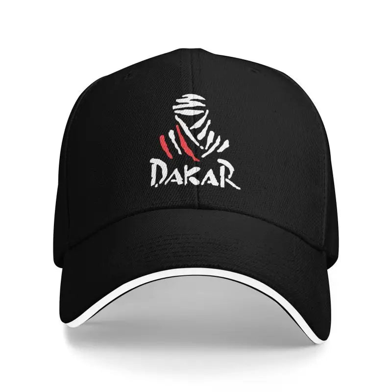 Rally Raid Off-Road Cap in Black - front view